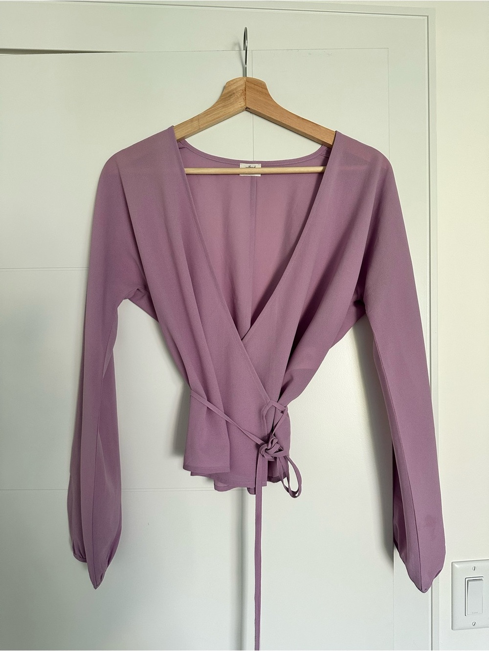 Wilfred Lilac Wrap Blouse